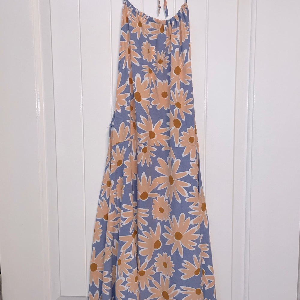 Floral Halter Dress